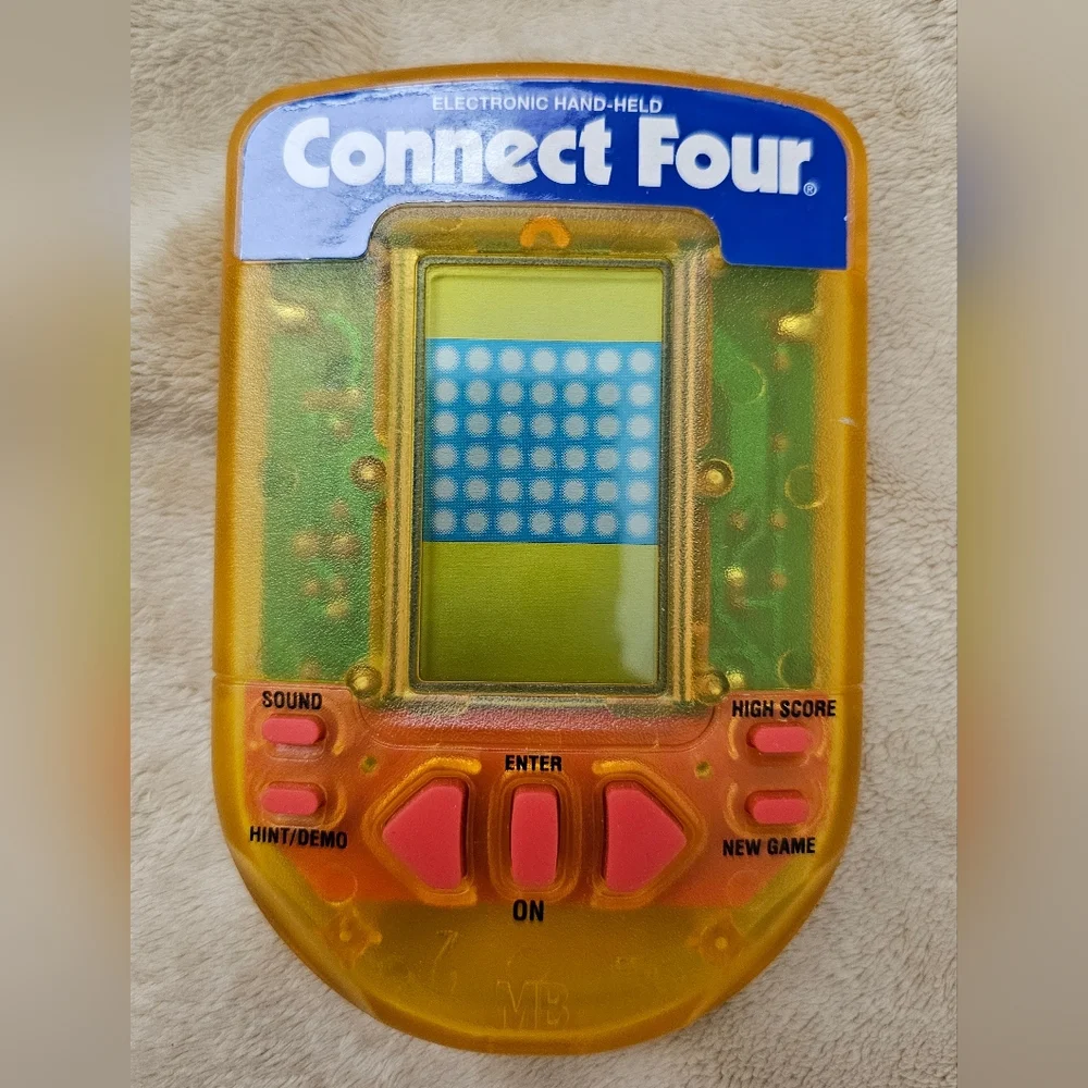 Vintage 1995 Milton Bradley Connect Four Electronic Handheld Game